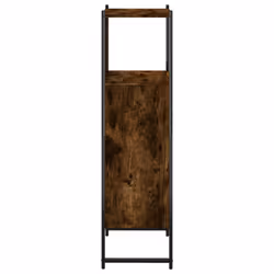 vidaXL Bathroom Cabinet Vanity Unit Bath Cupboard Smoked Oak Engineered Wood - Additional view 6