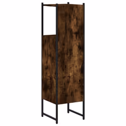 vidaXL Bathroom Cabinet Vanity Unit Bath Cupboard Smoked Oak Engineered Wood - Additional view 7