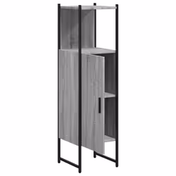 vidaXL Bathroom Cabinet Vanity Unit Bath Cupboard Grey Sonoma Engineered Wood - Additional view 5