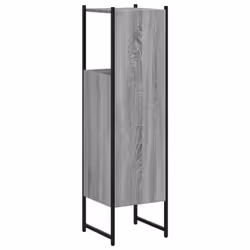 vidaXL Bathroom Cabinet Vanity Unit Bath Cupboard Grey Sonoma Engineered Wood - Additional view 7