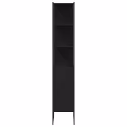 vidaXL Bathroom Cabinet Vanity Unit Storage Cupboard Black Engineered Wood - Additional view 5
