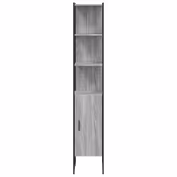 vidaXL Bathroom Cabinet Storage Unit Cupboard Grey Sonoma Engineered Wood - Additional view 5
