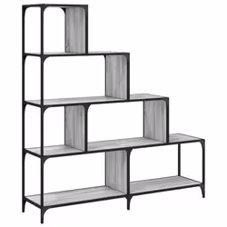 VidaXL 842479, Grey, Oak, Steel, Wood, 1390 mm, 335 mm, 1490 mm