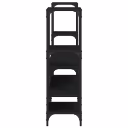 vidaXL TV Cabinet TV Stand Entertainment Centre Mdia TV Unit Engineered Wood - black - Additional view 5