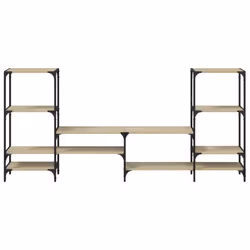 vidaXL TV Cabinet TV Stand Media Cabinet TV Unit Sonoma Oak Engineered Wood - Additional view 4