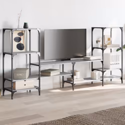 vidaXL TV Cabinet TV Stand Media Cabinet TV Unit Grey Sonoma Engineered Wood