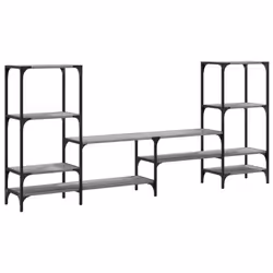 vidaXL TV Cabinet TV Stand Media Cabinet TV Unit Grey Sonoma Engineered Wood - Additional view 6