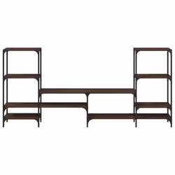 vidaXL TV Cabinet TV Stand Media Cabinet TV Unit Brown Oak Engineered Wood - Additional view 4