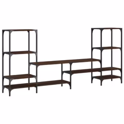 vidaXL TV Cabinet TV Stand Media Cabinet TV Unit Brown Oak Engineered Wood - Additional view 6