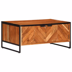 vidaXL Coffee Table Hallway Tea End Table Accent Side Table Solid Wood Acacia