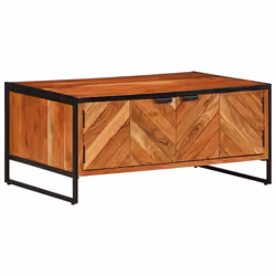 vidaXL Coffee Table Hallway Tea End Table Accent Side Table Solid Wood Acacia