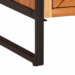 vidaXL Coffee Table Hallway Tea End Table Accent Side Table Solid Wood Acacia - Additional view 9