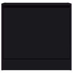vidaXL Shoe Cabinet with 4 Flip-Drawers Shoe Storage Shelf Shoe Rack Cupboard - black, 60 x 21 x 57 cm - Additional view 4