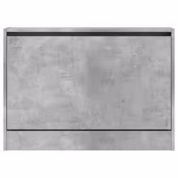 vidaXL Shoe Cabinet with 4 Flip-Drawers Shoe Storage Shelf Shoe Rack Cupboard - concrete grey, 80 x 21 x 57 cm - Additional view 4