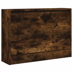 vidaXL Shoe Cabinet Shoe Storage Shelf Shoe Rack Smoked Oak Engineered Wood - Additional view 3
