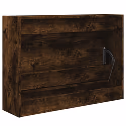 vidaXL Shoe Cabinet Shoe Storage Shelf Shoe Rack Smoked Oak Engineered Wood - Additional view 6