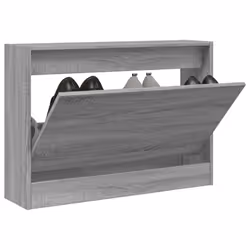 vidaXL Shoe Cabinet Shoe Storage Shelf Shoe Rack Grey Sonoma Engineered Wood