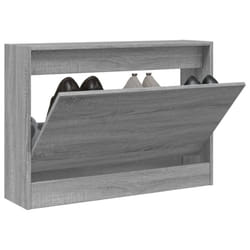 vidaXL Shoe Cabinet Shoe Storage Shelf Shoe Rack Grey Sonoma Engineered Wood