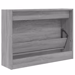 vidaXL Shoe Cabinet Shoe Storage Shelf Shoe Rack Grey Sonoma Engineered Wood - Additional view 6