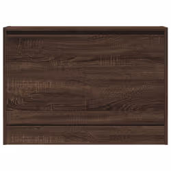 vidaXL Shoe Cabinet with 4 Flip-Drawers Shoe Storage Shelf Shoe Rack Cupboard - brown oak, 80 x 21 x 57 cm - Additional view 4