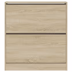 vidaXL Shoe Cabinet with 4 Flip-Drawers Shoe Storage Shelf Shoe Rack Cupboard - sonoma oak, 80 x 21 x 87.5 cm - Additional view 4