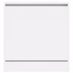vidaXL Shoe Cabinet with 4 Flip-Drawers Shoe Storage Shelf Shoe Rack Cupboard - white, 60 x 34 x 63.5 cm - Additional view 4
