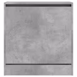 vidaXL Shoe Cabinet with 4 Flip-Drawers Shoe Storage Shelf Shoe Rack Cupboard - concrete grey, 60 x 34 x 63.5 cm - Additional view 4