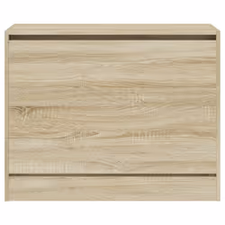 vidaXL Shoe Cabinet with 4 Flip-Drawers Shoe Storage Shelf Shoe Rack Cupboard - sonoma oak, 80 x 34 x 63 cm - Additional view 4
