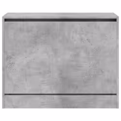 vidaXL Shoe Cabinet with 4 Flip-Drawers Shoe Storage Shelf Shoe Rack Cupboard - concrete grey, 80 x 34 x 63 cm - Additional view 4