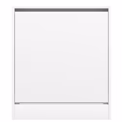 vidaXL Shoe Cabinet with 4 Flip-Drawers Shoe Storage Shelf Shoe Rack Cupboard - white, 60 x 42 x 69 cm - Additional view 4