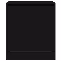 vidaXL Shoe Cabinet with 4 Flip-Drawers Shoe Storage Shelf Shoe Rack Cupboard - black, 60 x 42 x 69 cm - Additional view 4