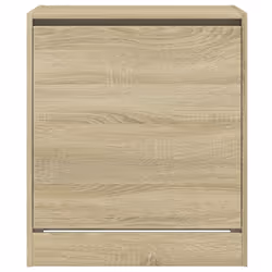 vidaXL Shoe Cabinet with 4 Flip-Drawers Shoe Storage Shelf Shoe Rack Cupboard - sonoma oak, 60 x 42 x 69 cm - Additional view 4