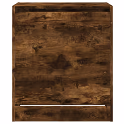 vidaXL Shoe Cabinet with 4 Flip-Drawers Shoe Storage Shelf Shoe Rack Cupboard - smoked oak, 60 x 42 x 69 cm - Additional view 4