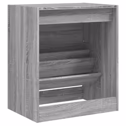 vidaXL Shoe Cabinet with 4 Flip-Drawers Shoe Storage Shelf Shoe Rack Cupboard - grey sonoma, 60 x 42 x 69 cm - Additional view 6