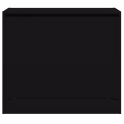 vidaXL Shoe Cabinet with 4 Flip-Drawers Shoe Storage Shelf Shoe Rack Cupboard - black, 80 x 42 x 69 cm - Additional view 4