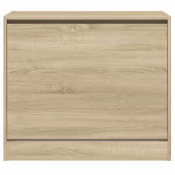 vidaXL Shoe Cabinet with 4 Flip-Drawers Shoe Storage Shelf Shoe Rack Cupboard - sonoma oak, 80 x 42 x 69 cm - Additional view 4