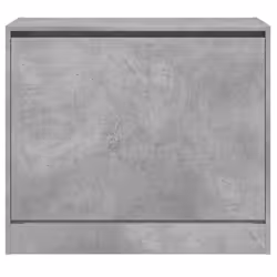vidaXL Shoe Cabinet with 4 Flip-Drawers Shoe Storage Shelf Shoe Rack Cupboard - concrete grey, 80 x 42 x 69 cm - Additional view 4
