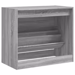 vidaXL Shoe Cabinet with 4 Flip-Drawers Shoe Storage Shelf Shoe Rack Cupboard - grey sonoma, 80 x 42 x 69 cm - Additional view 6