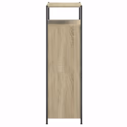 vidaXL Shoe Cabinet with 4 Flip-Drawers Shoe Storage Shelf Rack Grey Sonoma - sonoma oak, 60 x 34 x 112 cm - Additional view 5