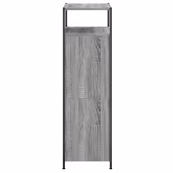 vidaXL Shoe Cabinet with 4 Flip-Drawers Shoe Storage Shelf Rack Grey Sonoma - grey sonoma, 60 x 34 x 112 cm - Additional view 5