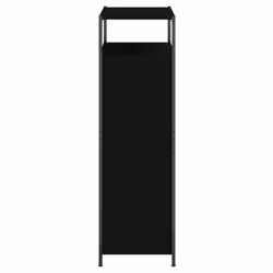 vidaXL Shoe Cabinet with 4 Flip-Drawers Shoe Storage Shelf Rack Grey Sonoma - black, 75 x 34 x 112 cm - Additional view 5
