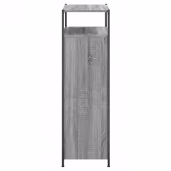 vidaXL Shoe Cabinet with 4 Flip-Drawers Shoe Storage Shelf Rack Grey Sonoma - grey sonoma, 75 x 34 x 112 cm - Additional view 5