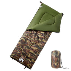 vidaXL Sleeping Bag for Adults Camping Outdoor Hiking Sleeping Bag 3 Seasons - camouflage