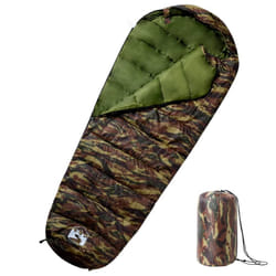 vidaXL Mummy Sleeping Bag for Adults Camping Hiking Sleeping Bag 3 Seasons