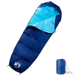 vidaXL Mummy Sleeping Bag for Adults Camping Hiking Sleeping Bag 3 Seasons