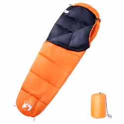 vidaXL Mummy Sleeping Bag for Adults Camping Hiking Sleeping Bag 3 Seasons