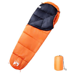 vidaXL Mummy Sleeping Bag for Adults Camping Hiking Sleeping Bag 3 Seasons