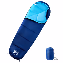 vidaXL Mummy Sleeping Bag for Adults Camping Hiking Sleeping Bag 3 Seasons