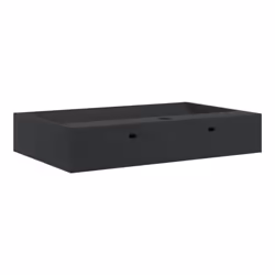 vidaXL Wash Basin Vessel Sink Countertop Basin Sink Mineral Cast/Marble Cast - black, 60 x 38 x 11 cm - Additional view 5
