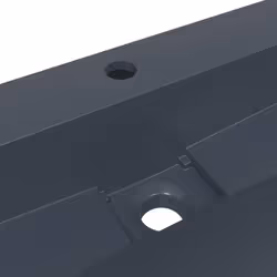 vidaXL Wash Basin Vessel Sink Countertop Basin Sink Mineral Cast/Marble Cast - anthracite, 50 x 38 x 11 cm - Additional view 7